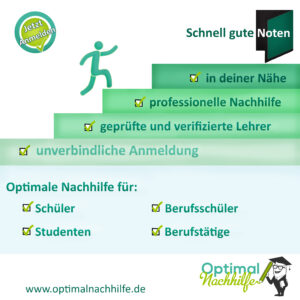 Nachhilfe für Studenten von OptimalNachhilfe